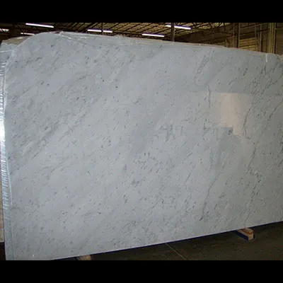 Carrara White Italian Marble 3/4" Thickness Slab Polished