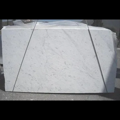 Carrara White Italian Marble 1 1/4" Thickness Slab Polished