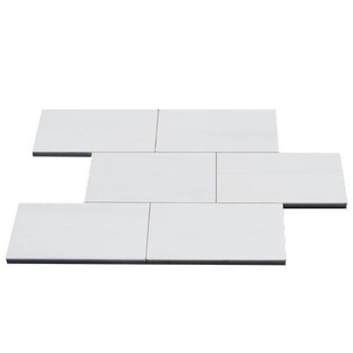 6x12 Bianco Dolomite Marble Subway Tile Honed