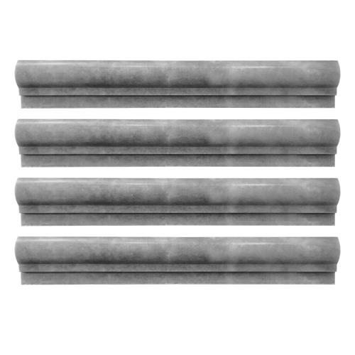 Bardiglio Gray Marble Ogee 1 Chairrail Molding Honed