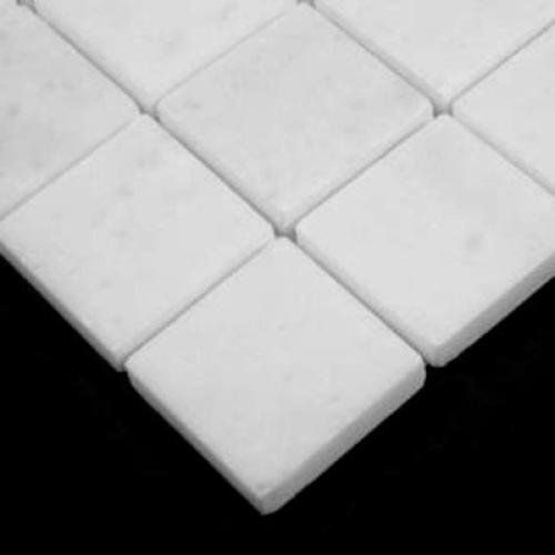 Statuary Crystal Marble Italian White Statuario  2x2 Mosaic Tile Polished