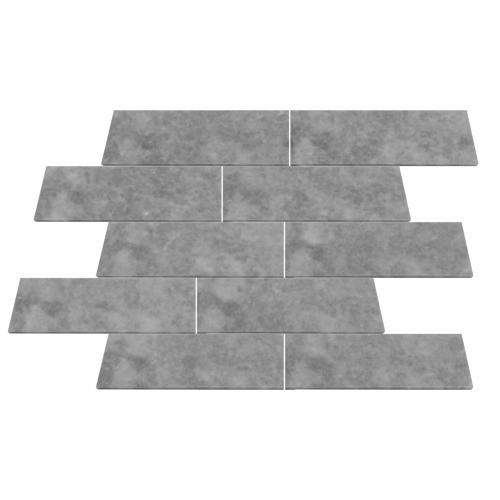 Bardiglio Gray Marble 4x12 Marble Tile Polished