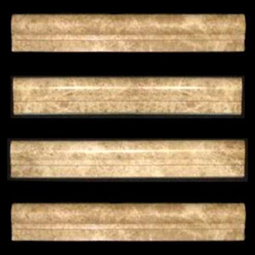 Light Emperador Marble Ogee 1 Chairrail Molding Polished