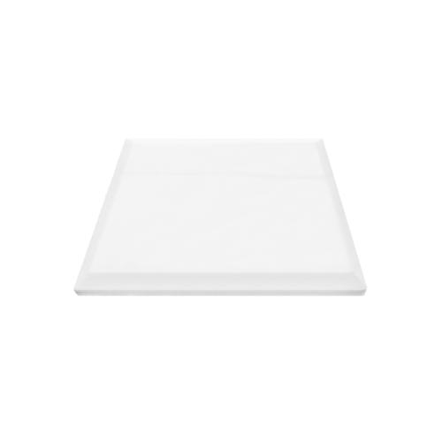 4x4 Bianco Dolomite Marble Wide Bevel Subway Tile Honed