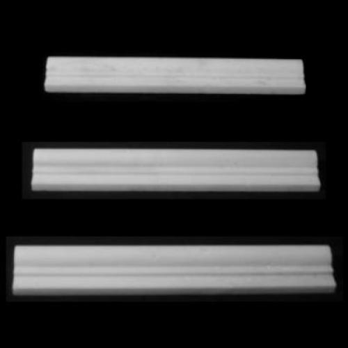 Statuary Crystal Marble Italian White Statuario Ogee 1 Chairrail Molding Polished