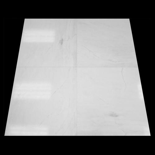 24x24 Bianco Dolomite Marble Tile Polished