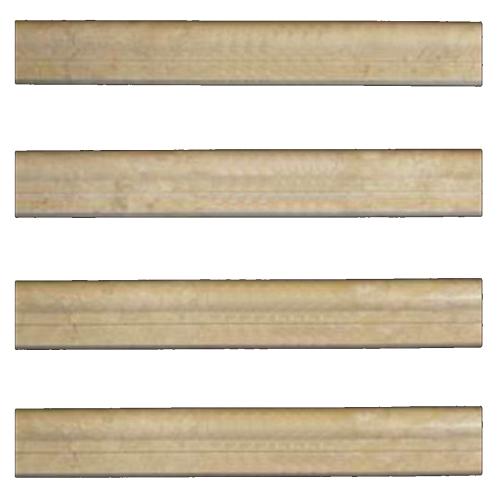 Crema Marfil Marble Ogee 1 Chairrail Molding Polished