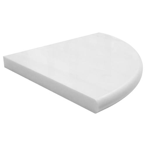 Bianco Dolomite Marble Bathroom Shower Corner Shelf Honed